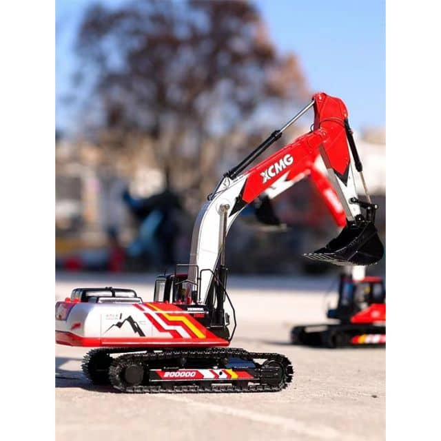 XCMG XE380DK Crawler Excavator Red Color Limited  Diecast Model