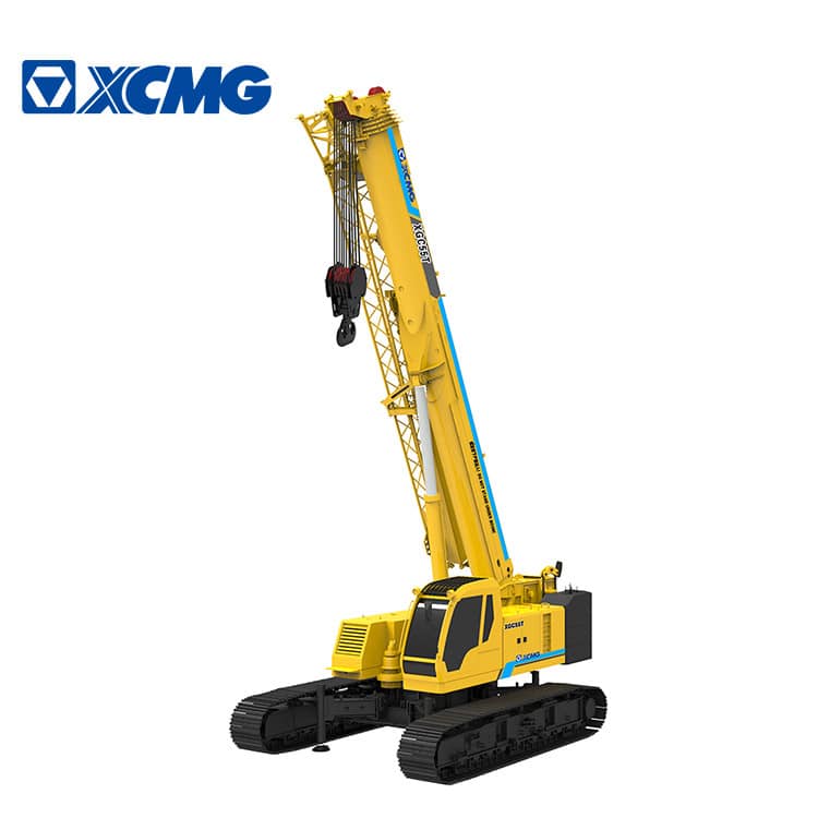 XCMG Official Hoist Equipment 55 ton telescopic crawler crane XGC55T crane crawler price