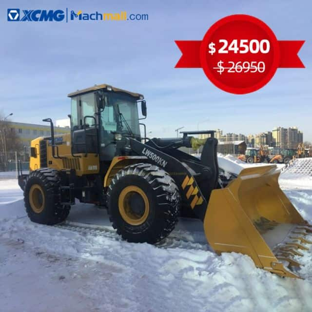 XCMG Officia Used Front Loader Machine LW500KN Second Hand Wheel Loader for Sale